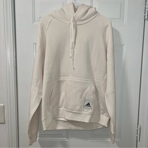 NWT adidas Men’s Lounge Fleece Hoodie - Chalk White